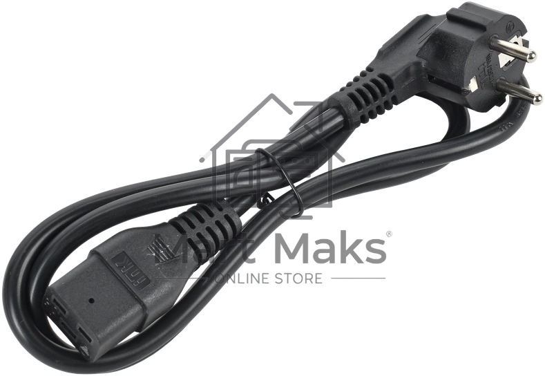 Шнур питания ITK PC-C19D-1M C19-Schuko проводник.:3x1.5мм2 1м 230В 16А (упак.:1шт) черный