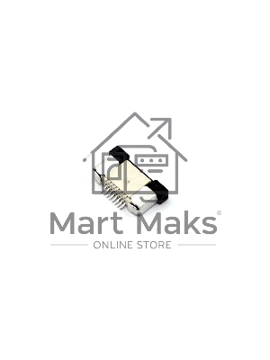 Разъем FPC Half Coverage Top Contact 0.5K-BS-8PWB 8 pin высота 2мм шаг 0,5мм