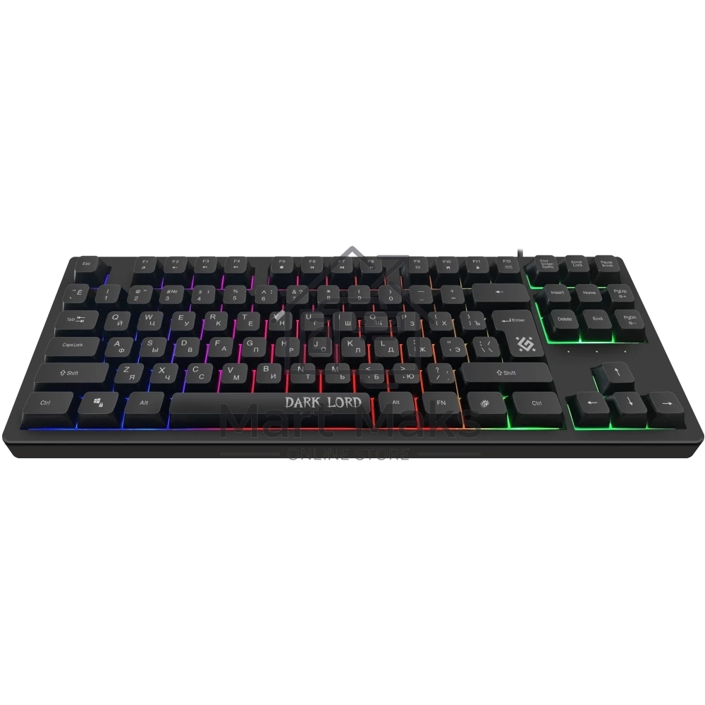 Клавиатура Defender Dark Lord GK-580 проводная, USB, черный