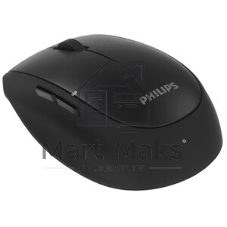 Мышь беспроводная Philips SPK7627 черный, 1600 dpi, радиоканал, Bluetooth, USB, кнопки - 5