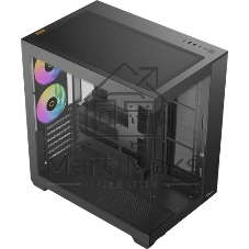 Корпус Ocypus Delta C74 ARGB Black, Midi-Tower, чёрный, 2 x 120 мм