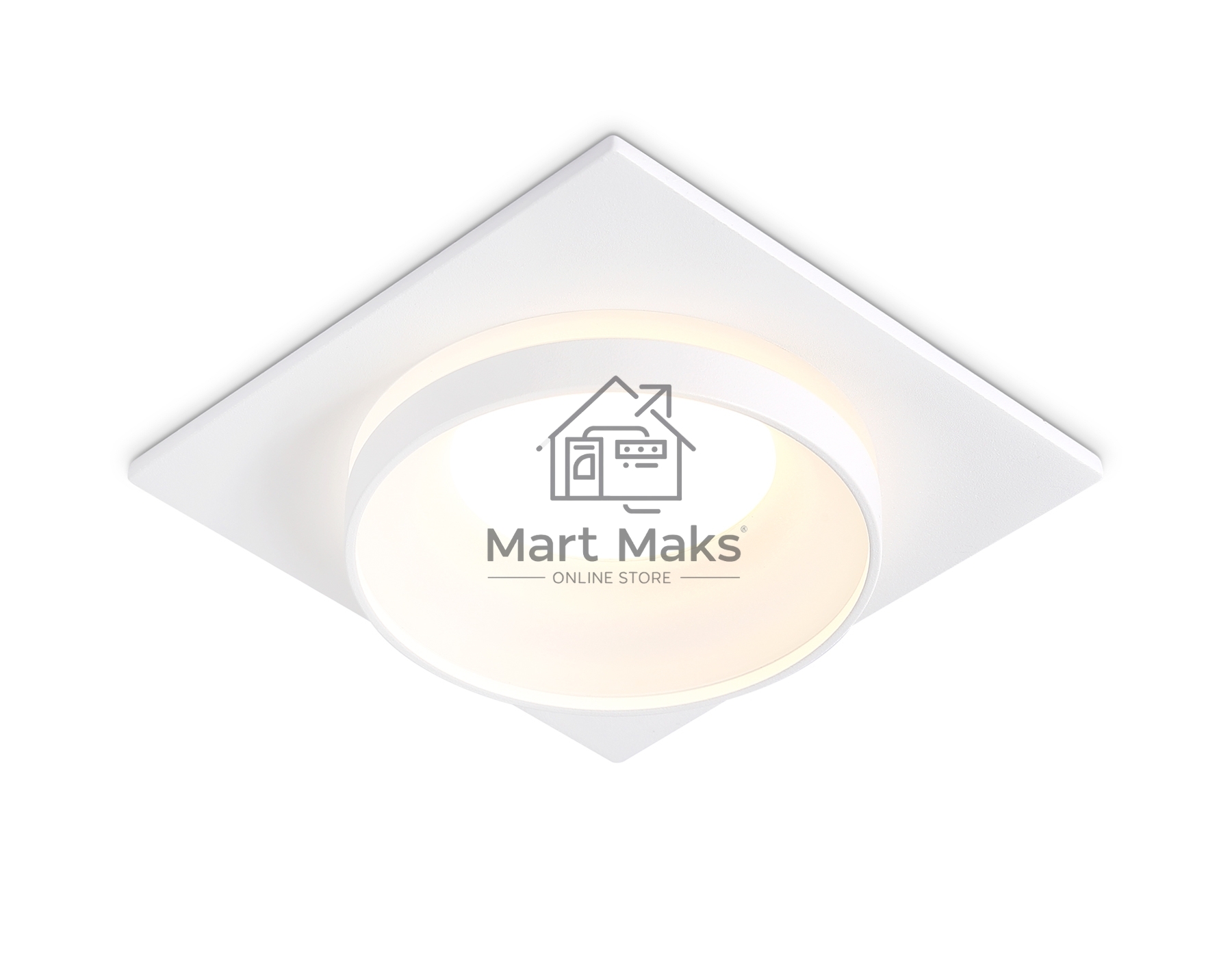 Светильник Ambrella light TN30709 WH белый GU5.3 92*92*36