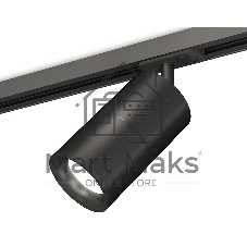 Светильник Ambrella light XT7402021 SBK/PBK черный песок/черный полированный MR16 GU5.3 (A2537, C7402, A2071, C7402, N7011)