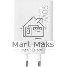 Сетевое зарядное устройство XIAOMI 90W HyperCharge Power Adapter(3-Port) EU (BHR087MEU)
