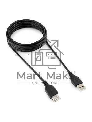 Кабель Gembird PRO CCP-USB2-AMAF-10 USB 2.0 кабель удлинительный 3.0м AM/AF позол. контакты, пакет