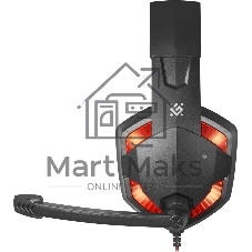 Гарнитура Defender WARHEAD G-370 черный/красный