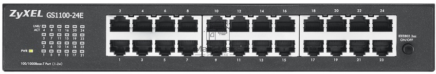 Коммутатор Zyxel GS1100-24E-EU0103F 24G неуправляемый