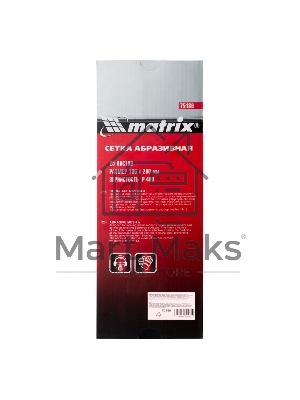 Сетка абразивная Matrix, P 400, 106 х 280 мм, 25 шт.