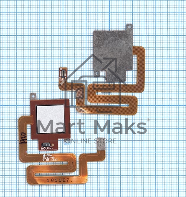 Шлейф со сканером отпечатка пальца для Xiaomi Redmi 4 белый