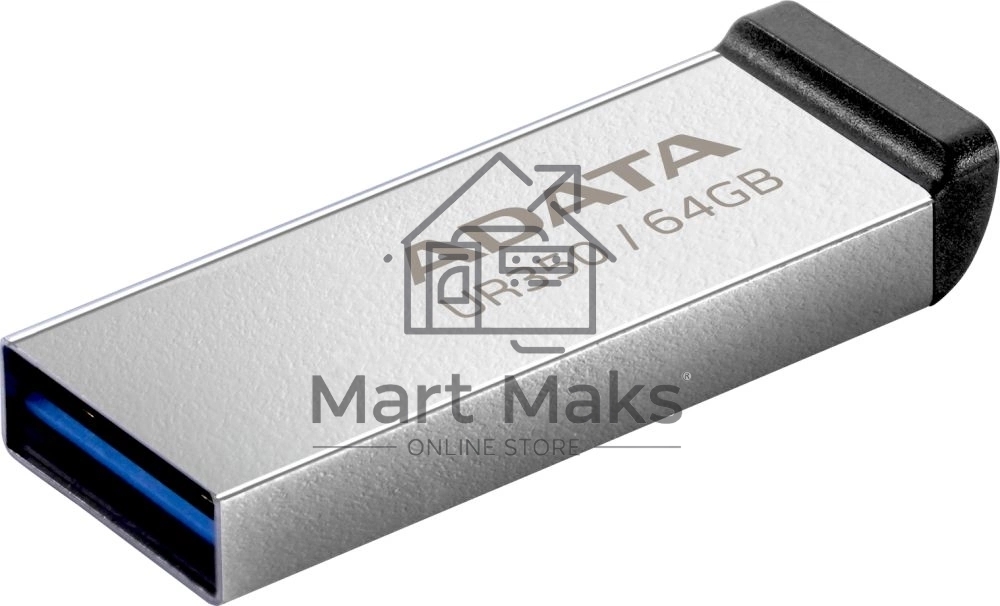 Флешка USB R/W ADATA UR350-64G-RSR/BK USB3.2 64G черный
