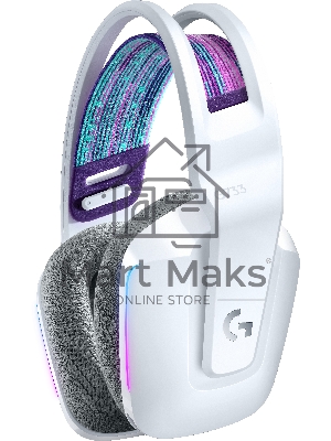 Наушники с микрофоном Logitech G733 белый мониторные Radio оголовье (981-000885)