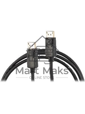 Кабель аудио-видео Buro BU-DP2.0-2M DisplayPort (m)/DisplayPort (m) 2м. черный