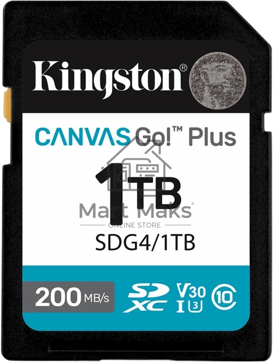 Флеш карта SDXC 1TB Kingston SDG4/1TB Canvas Go! Plus w/o adapter