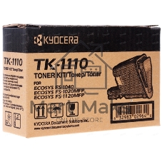 Картридж лазерный Kyocera TK-1110 (1T02M50NX0/1T02M50NX1) черный для FS-1040/FS-1060DN/FS-1020MFP/FS-1025MFP/FS-1120MFP/FS-1125MFP 2500 стр.