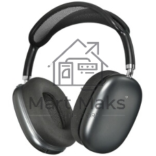 Беспроводные/проводные наушники Borofone BO35 серый космос, накладные, Bluetooth + проводной, до 45 ч