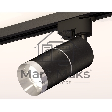 Светильник Ambrella light XT6302002 SBK/PSL черный песок/серебро полированное MR16 GU5.3 (A2521, C6302, A2060, C6302, N6132)