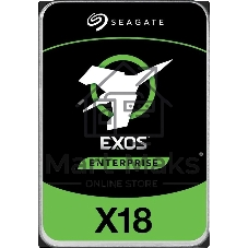 Жесткий диск HDD Seagate SAS 10Tb Exos X18 12Gb/s 7200 rpm 256Mb 1 year warranty (replacement ST10000NM018B, ST10000NM002G, MG10ADA10TE, WUS721010AL5204)