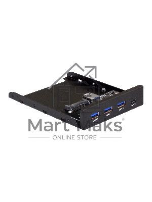 Планка USB на переднюю панель ExeGate U3H-623, 3,5