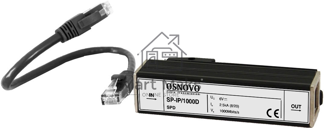 Грозозащита Osnovo SP-IP/1000D