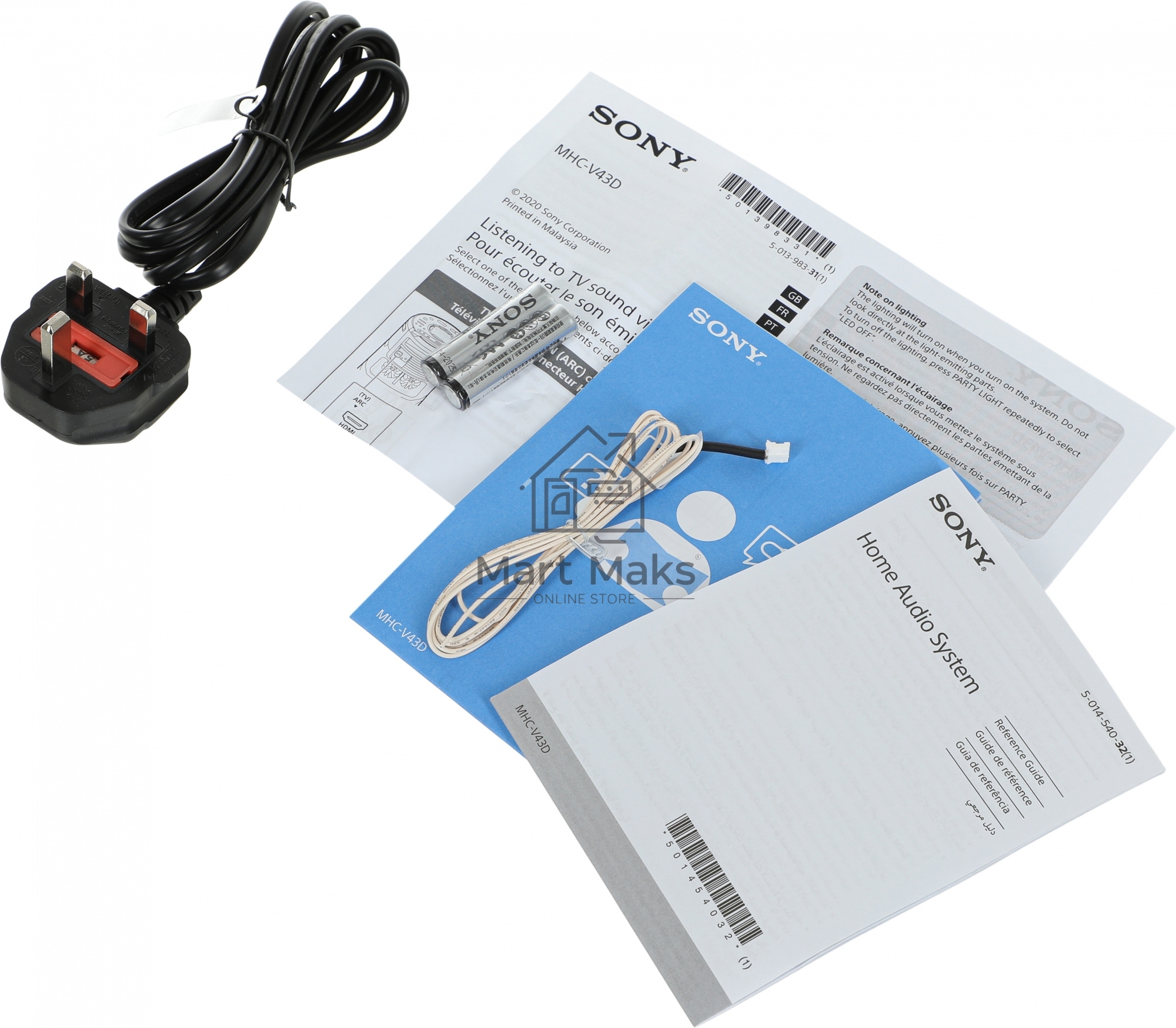 Минисистема Sony MHC-V43D черный/CD/CDRW/DVD/DVDRW/FM/USB/BT