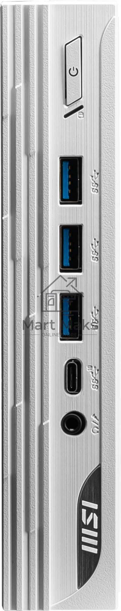 Неттоп MSI Pro DP10 13M-025BRU i5 1340P (1.9) Iris Xe noOS 2.5xGbitEth WiFi BT 120W белый (936-B0A612-025)