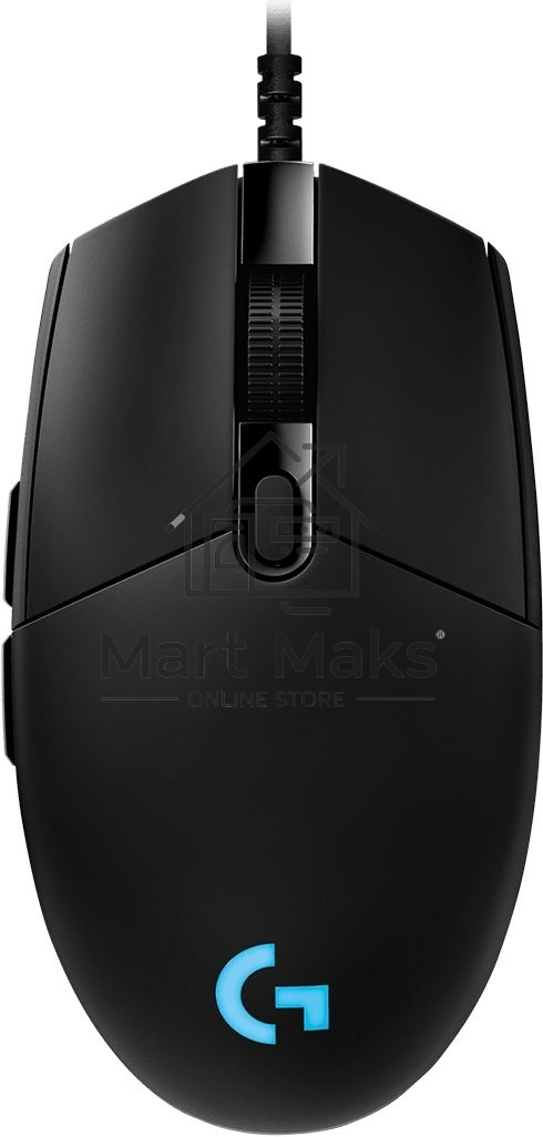 Мышь проводная Logitech G PRO HERO черный, 25600 dpi, USB, кнопки - 6
