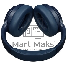 Беспроводные/проводные наушники Borofone BO37 синий, накладные, Bluetooth + проводной, складная конструкция, микрофон, до 25 ч