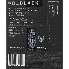 Накопитель SSD WD 1Tb Black SN850X, M.2(22x80мм), NVMe, PCIe 4.0 x4, 3D TLC, R/W 7300/6300Mb/s, IOPs 800 000/1 100 000, TbW 600, DWPD 0.3 (12 мес.)