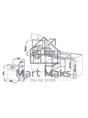 Духовой шкаф электрический Gefest ДА 602-02 А, встраиваемый