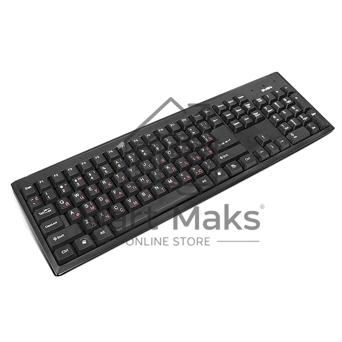Клавиатура Keyboard SVEN Standard 303 Power USB+PS/2 чёрная SV-03100303PU