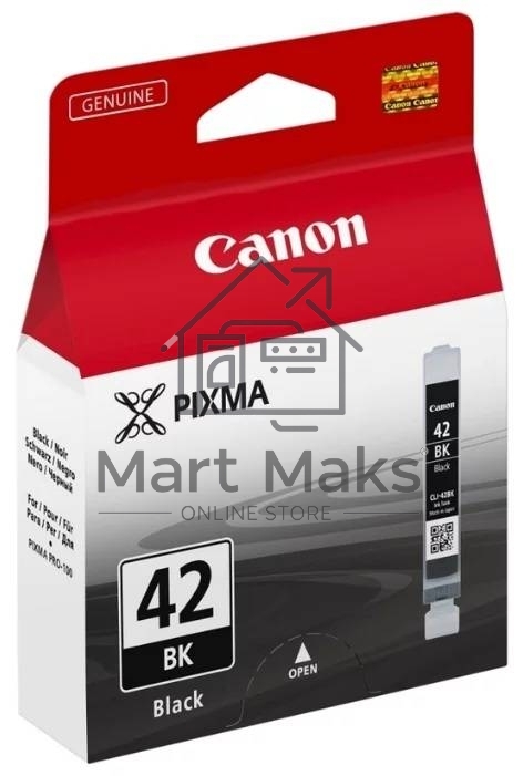 Картридж струйный CLI-42 BK (6384B001) для Canon PIXMA PRO-100, черный, 900стр.