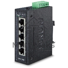 Коммутатор ISW-500T для монтажа в DIN рейку IP30 Compact size 5-Port 10/100TX Fast Ethernet Switch (-40~75 degrees C)