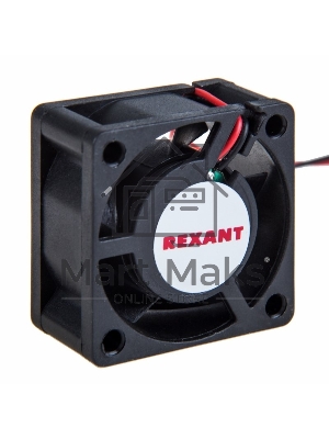 Вентилятор для корпуса Rexant RХ 4020MS 12VDC черный, 40 мм, 6900 об/мин, 28 дБ, 2 pin Вентилятор для корпуса Rexant RХ 4020MS 12VDC черный, 40 мм, 6900 об/мин, 28 дБ, 2 pin