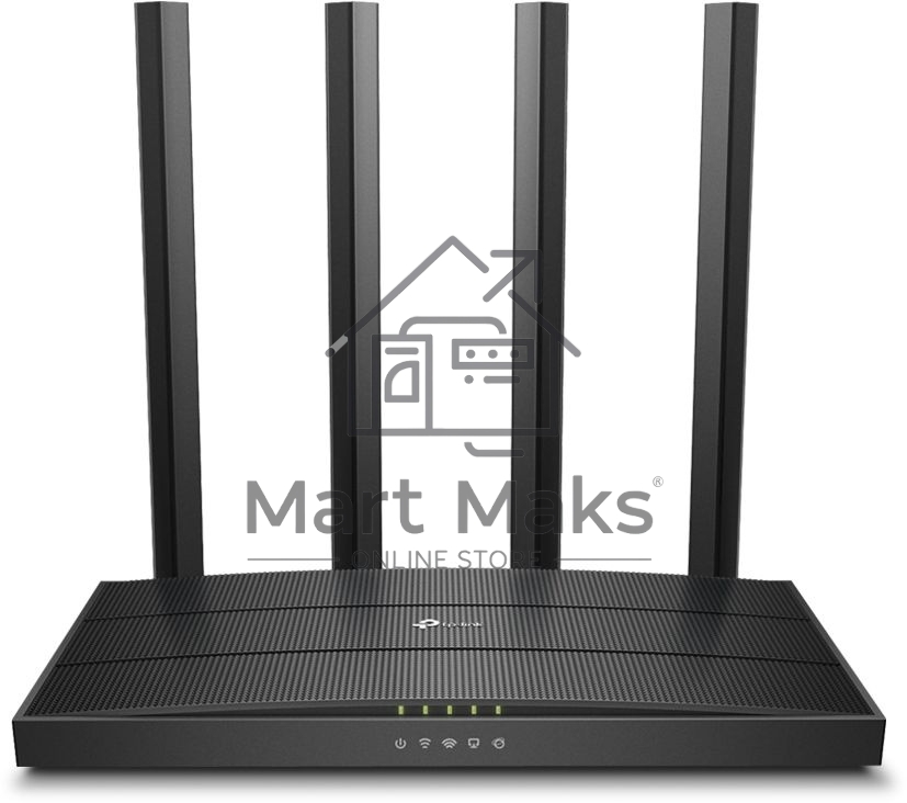 Роутер беспроводной TP-Link Archer C80 AC1900 10/100/1000BASE-TX черный