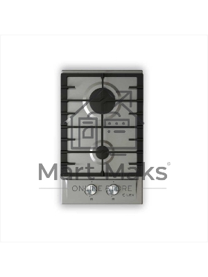 Газовая варочная панель LEX GVS 321 Inox 4000Вт 2 комфорки нерж.сталь