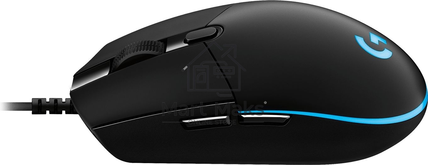 Мышь проводная Logitech G PRO HERO черный, 25600 dpi, USB, кнопки - 6