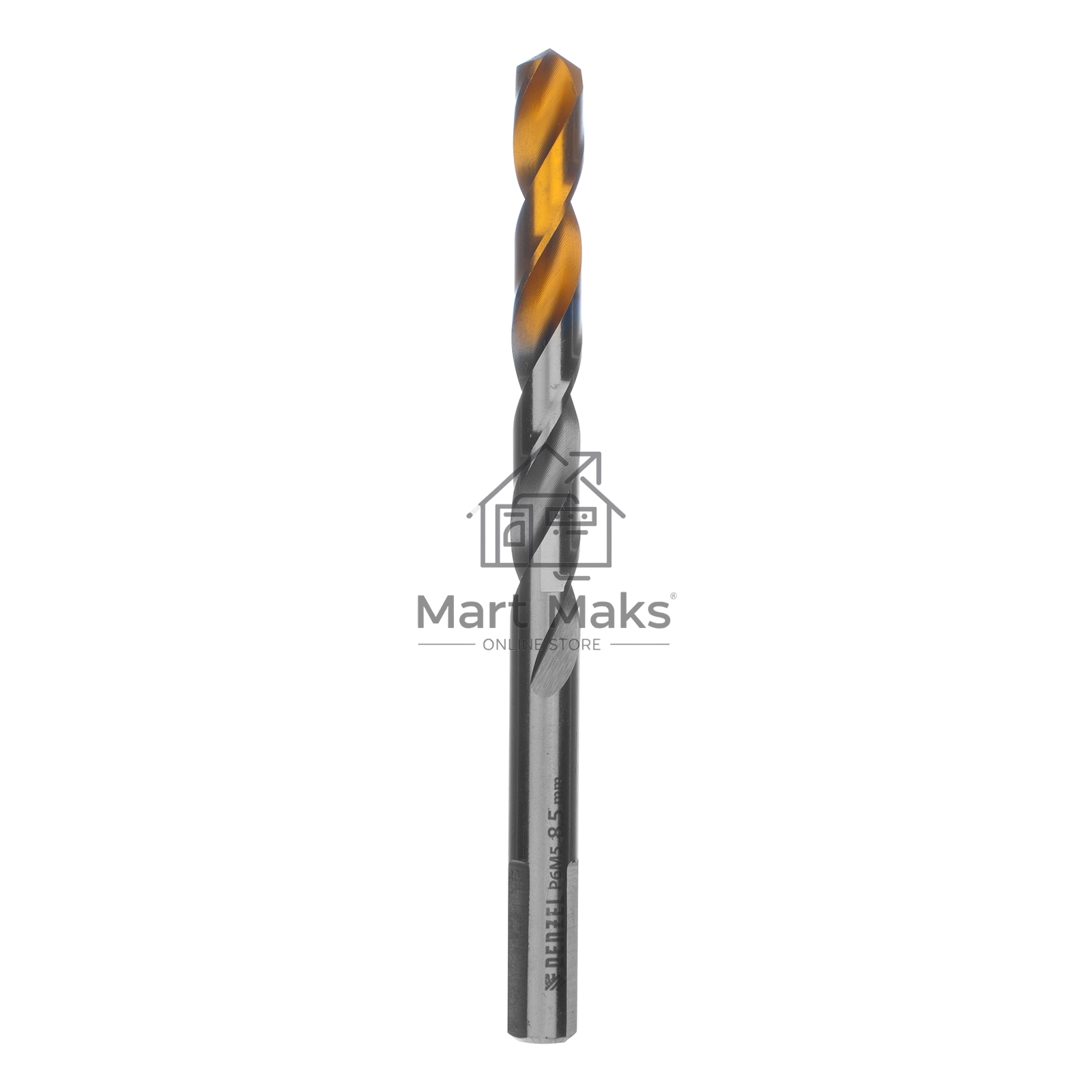 Сверло спиральное по металлу 8,5 x 117мм, Р6М5, Golden Tip Denzel