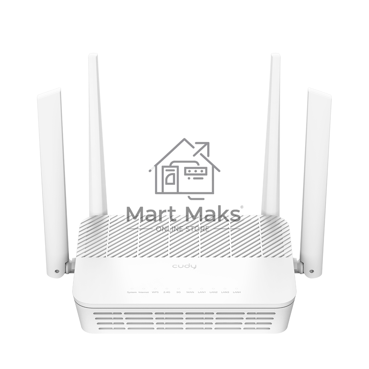 Роутер беспроводной Cudy WR3000H AX3000 100/1000/2500BASE-T