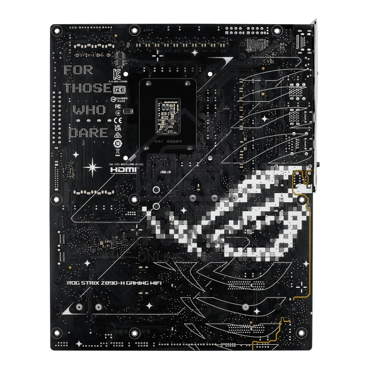 Материнская плата ASUS ROG STRIX Z890-H GAMING WIFI, LGA1851, Intel Z890, 4xDDR5, 4xSATA, 4xM.2, 1xPCIe 5.0 x16, 2xPCIe 4.0 x16, 1xDP, 1xHDMI, 1x5Gb LAN, Wi-Fi 7, 2xUSB 2.0, 4xUSB 3.2 Gen 1, 4xUSB 3.2 Gen 2, 2xUSB 3.2 Gen 2x2, 1xUSB-C, 1xS/PDIF, 2x3.5 мм,