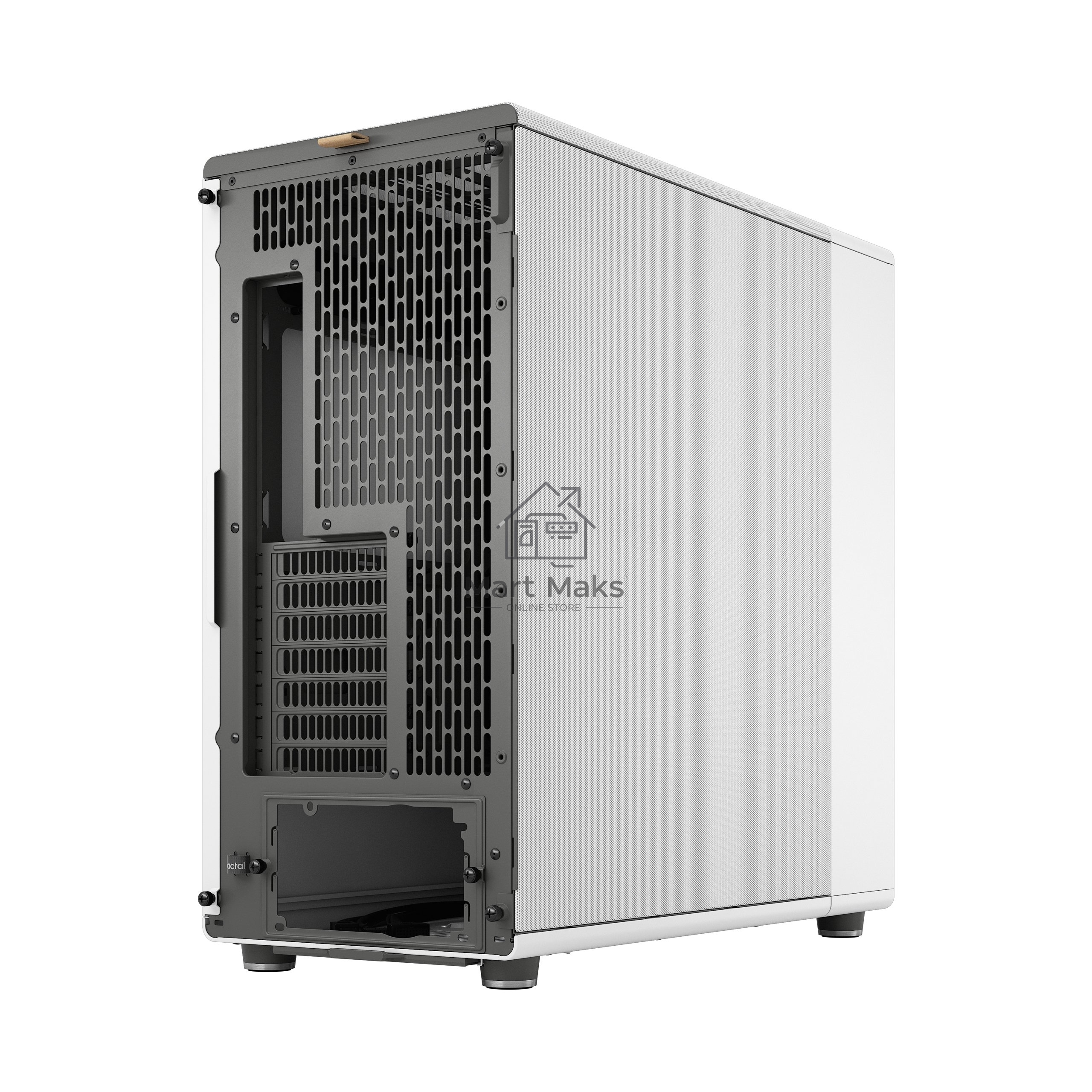 Корпус ПК без блока питания Fractal Design North XL, Full-Tower, 3x140mm, 2xUSB-A 3.2 + 1xUSB 3.2 Type-C E-ATX, ATX, mATX, mITX Wood panel, Chalk White