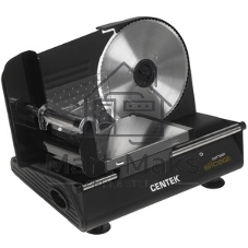 Ломтерезка Centek CT-1381 черный, 150 Вт толщина нарезки 3-20мм, съемная каретка, спец. держатель