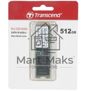 Твердотельный диск 4TB Transcend MTS830, M.2 2280, SATA, 3D TLC, with DRAM R/W - 560/520 MB/s