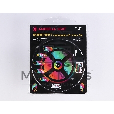 Комплект светодиодной ленты GS2402 5050 60Led/ 14.4W m/ 12V IP20 RGB/ 5000*10*1.87mm (4 конт.)