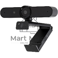 Веб-камера OKLICK OK-C031FH 1920x1080, 30 кадр/с, USB Type-A, микрофон (шумоподавление), автоматическая фокусировка, универсальное крепление