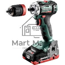 Дрель-шуруповерт Metabo BS 18 L BL Set, 18 В, 2 Ач, 65 Нм, щеточный