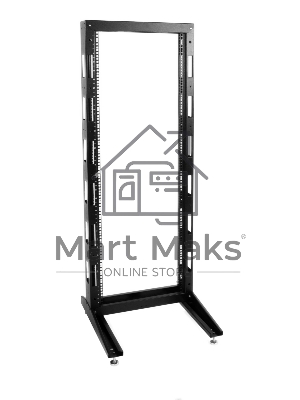 Стойка телекоммуникационная универсальная ЦМО 33U однорамная,цвет черный (СТК-33-9005) (1 коробка)