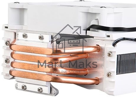 Кулер для процессора Zalman CNPS10X OPTIMA II RGB белый, 120 мм, алюминий/медь, 1500 об/мин, 27 дБ, 4 pin, 180 Вт, 158 мм