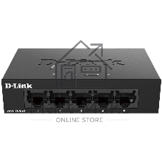 Коммутатор D-Link DGS-1005D/J2A, 5×1 Гбит/с, неуправляемый
