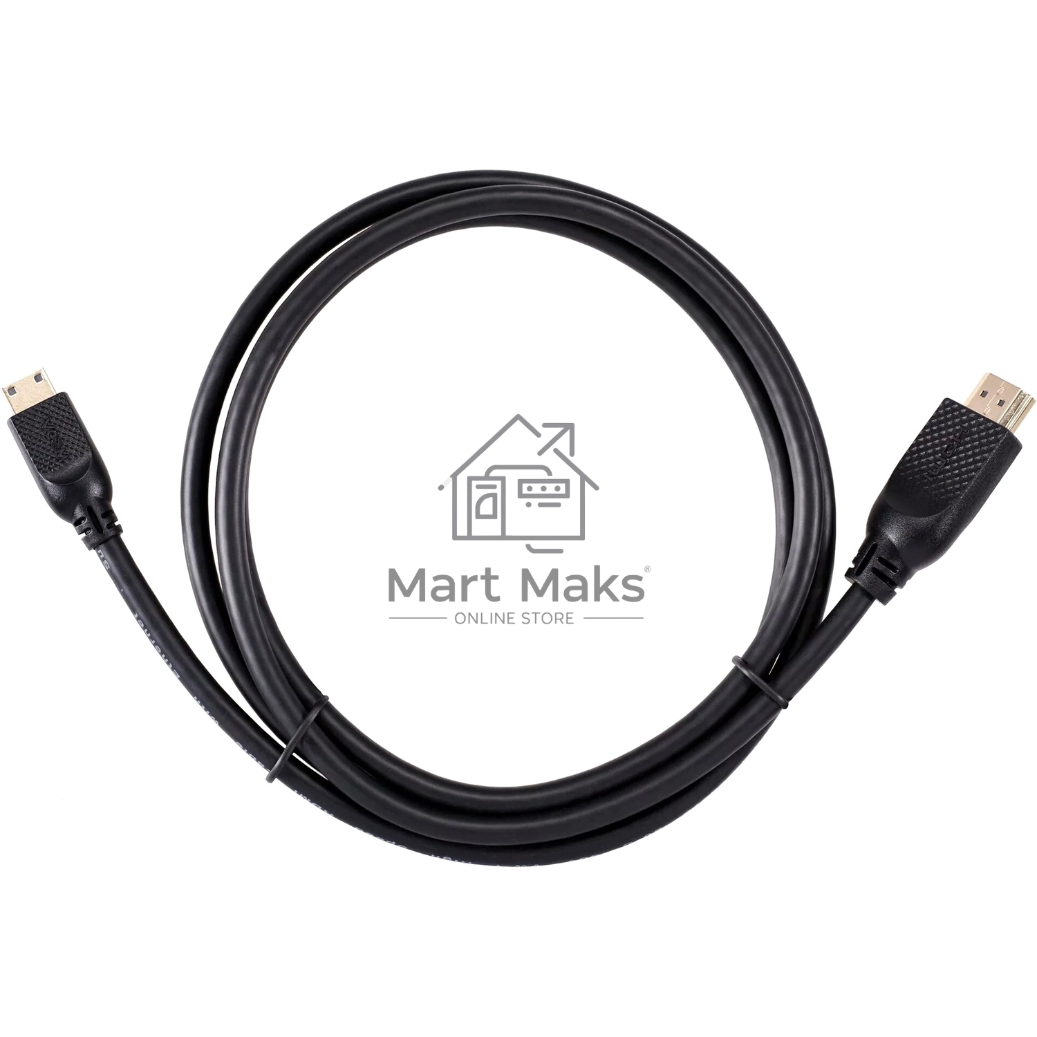 Кабель HDMI-19M --MiniHDMI-19M ver 2.0 1.8m VCOM <CG583-1.8M>