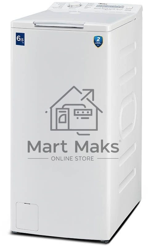 Стиральная машина Midea MFE11W65/W-C белая, загрузка вертикальная 6.5кг, 1600 об/мин., класс: A+++